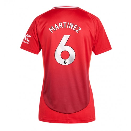 Fotbalové Dres Manchester United Lisandro Martinez #6 Dámské Domácí 2024-25 Krátký Rukáv